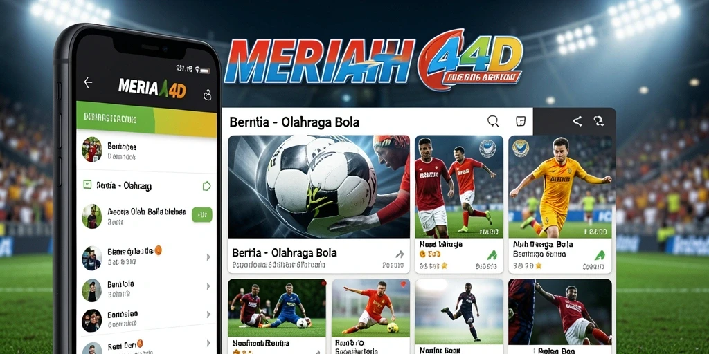 Tampilan antarmuka aplikasi MERIAH4D yang menarik dan informatif.