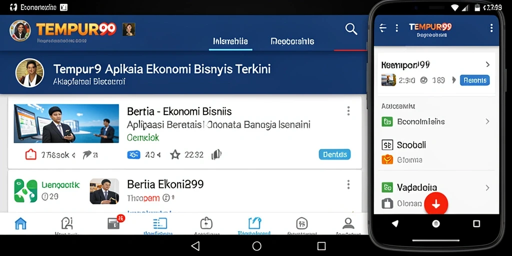Tampilan antarmuka TEMPUR99 yang menarik dan informatif.