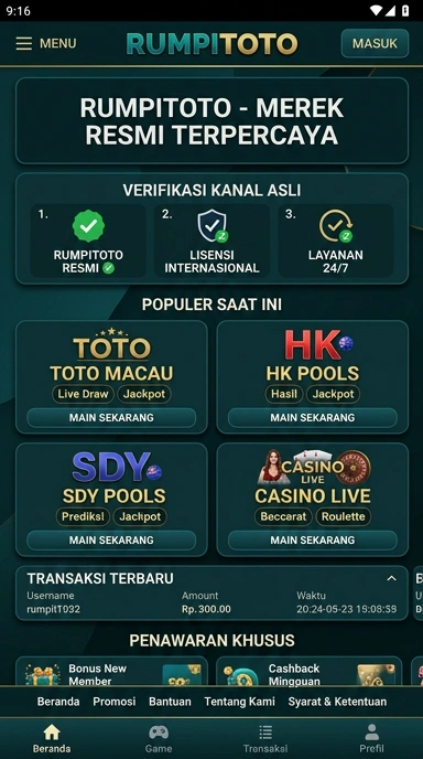 Kanal Resmi Rumpitoto untuk Pengguna Android Indonesia